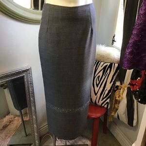 Batiste Gray Pencil Skirt
